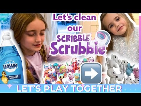 🦒 Let’s Clean our Scribble Scrubbies!
