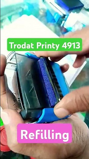 how to Repair Trodat Printy 4913 #trodat #inkrefill #viral #shorts