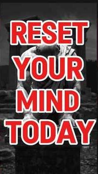 Reset Your Mind Before It Breaks You #SelfControl#MentalStrength#StoicMindset
