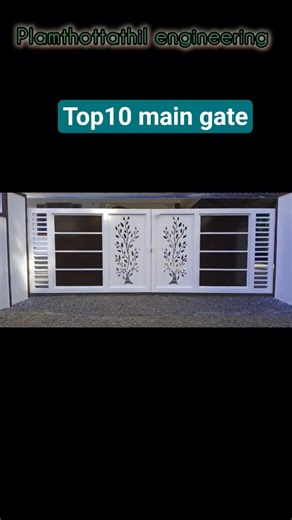 simple model main gate design kerala #design #home #housedesign @RoofandRoofing0699