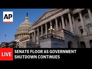 LIVE: Senate floor as government shutdown continues
