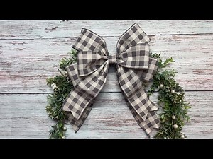Learn how to make this bow using wired ribbon | EASY DIY Bow Tutorial!