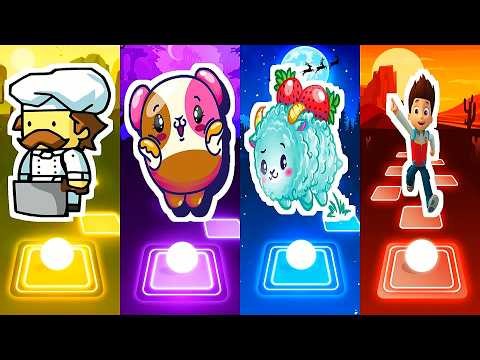 Tiles Hop EDM Rush x Scribblenauts Mashup | Music Battle Challenge