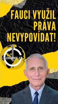 Fauci dostal totálně naloženo