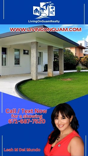 🚨 NEW RENTAL PROPERTY ALERT 🚨 👀 Looking for a large house with open space living? 📍 250 Father Ramon Street Tamuning, GU 96913 👏 You must see this house with a large yard fully fenced in central Perezville. 👏 🛏️ 5 beds 🛁 3 baths 📐 2,500 SF 💰 $3,200 🏆 Don't miss out on this incredible opportunity. 🎯 Call me at 1-671-687-7520 ⚠️ Book your appointment to see it NOW! ⚠️ ♨️♨️If you're looking to sell your home, get your price at www.72SOLDGUAM.com • Listing by Alexander Del Mundo • PB: Al