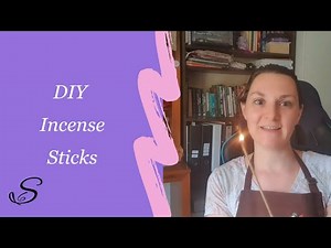 Make your own non toxic incense sticks with fragrance oils or essential oils 🙏🏼