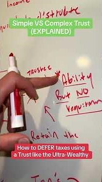 Simple VS Complex Trust (EXPLAINED)
