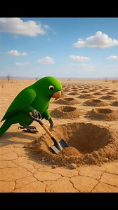 #ParrotRescueMission | Parrot Saves Fish in the Desert with Water Tanker | Heart-Touching Story | sachin cartoon video