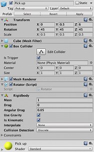 Collecting The Pick Up Objects