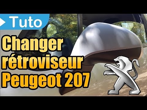 [TUTORIAL] 👍 Changing an electric rearview mirror on a 🏎️ Peugeot 207 ✅ (2006-2014)