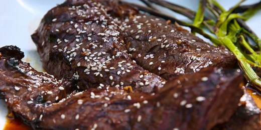 Grilled Teriyaki Steak