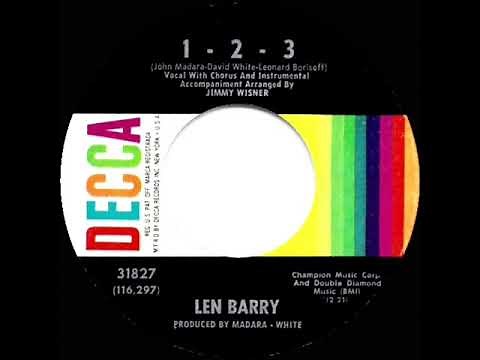 1965 HITS ARCHIVE: 1-2-3 - Len Barry (a #1 record & #1 UK hit*)