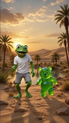 Crazy frog dance vs crazy gummy bear dance #crazyfrog #gummybear