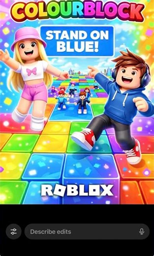 I Survived Roblox Colourblock 🏁🤗 #Roblox #RobloxColourblock #RobloxMobile #RobloxShorts #gaming