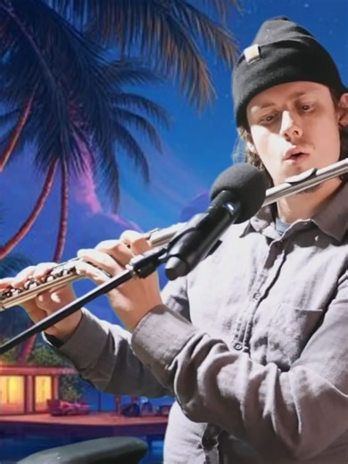 Flute over Trippy Jazz in A Minor #music #saxophone #flute #solo #foryou