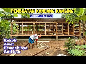 Tutorial Lengkap Cara Pembuatan Kandang Kambing Yang Standar