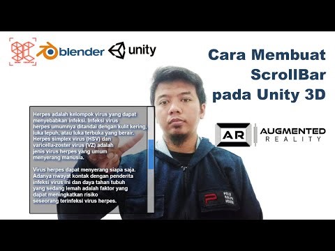 Cara Membuat ScrollBar Augmented Reality pada Unity3D