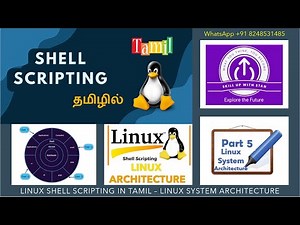 LINUX SHELL SCRIPTING in TAMIL - DAY 1 - PART 5 - LINUX SYSTEM ARCHITECTURE
