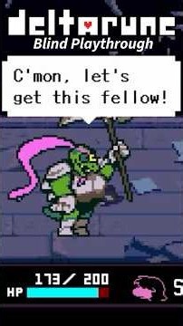 Old Man Gerson Returns! | The GOAT Returns! | Deltarune Blind Playthrough