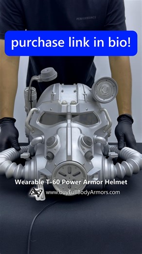 Buy the Best Wearable Fallout T-60 helmet. Follow, like, and comment to win the helmet. Purchase link https://checkout.buyfullbodyarmors.com/wearable-fallout-t-60-power-armor-motorized-helmet-2026 #fallout #powerarmor #giveaway #gift #costume #t60 #helmet #videogames #PreOrderNow #FalloutCosplay #EpicGear | Full Body Armors - Replica Costume Shop