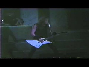 Metallica Ride the Lightning Live in 1986 at Quebec City Canada