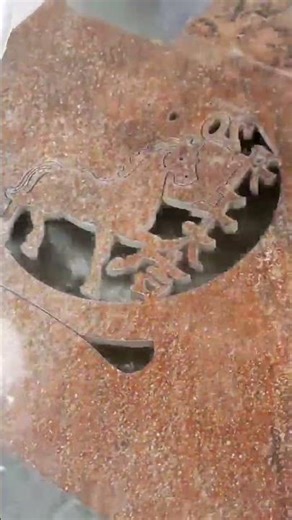 Ceramic Tile Design Cutting with High-Pressure Water Jet Technology#WaterJetCutting #CeramicTile