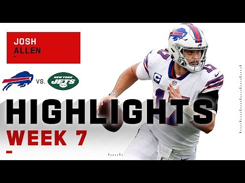 Josh Allen Leads Bills in Rushing & Passing Departments | NFL 2020 Highlights