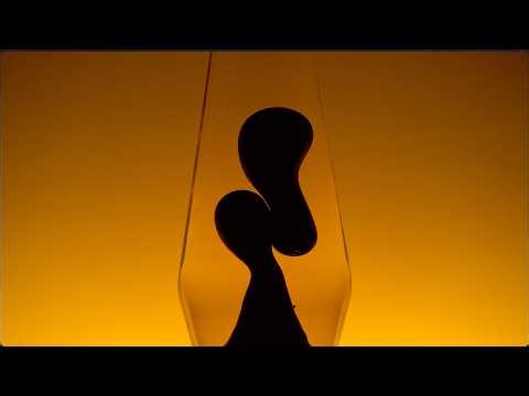 Black Lava Lamp - Golden Ambient Glow l Brown Noise for Sleep