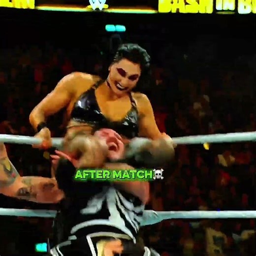 Rhea Ripley Before And After Match🔥🥵#wwe#shorts