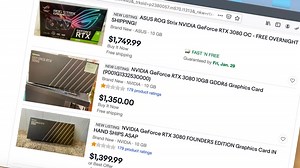 Scalpers Have Sold 50,000 Nvidia RTX 3000 GPUs Through eBay, StockX
