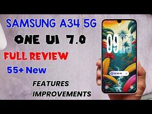 Samsung A34 5G One UI 7.0 Android 15 Update Full Review 57+ New Features & Improvements