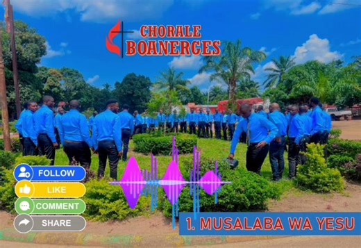 🎶 La chanson « Musalaba wa Yesu » est déjà disponible sur notre chaîne YouTube ! Le lien se trouve dans la bio. Vous pouvez aussi la retrouver facilement en tapant sur YouTube : 👉 CHORALE BOANERGES, MÉTHODISTE-UNIE NORD-KATANGA Abonnez-vous, laissez un like 👍 et partagez pour faire connaître ce beau message de foi à travers la musique !