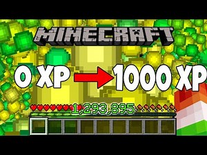EASY INFINITE XP GLITCH MINECRAFT JAVA 1.16.5 1000 XP IN 10 SECONDS (New update)