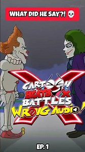 Pennywise vs Joker but the audio is WRONG 🤡