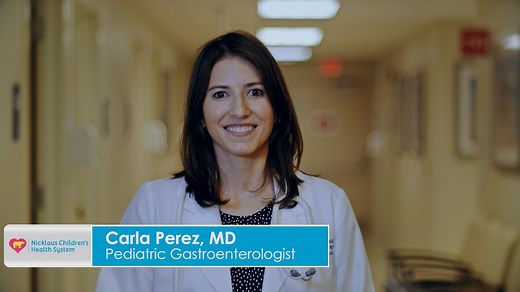 Meet pediatric gastroenterologist Dr. Carla Perez, whose childhood experiences at Nicklaus Children’s Hospital inspired her to become a physician. Dr. Perez sees patients in Coconut Creek, Palm City and at the main campus. www.nicklauschildrens.org/DrPerez | Nicklaus Children's Hospital