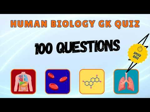 Human Body GK Quiz 🧠 | 100 Questions Only Smart Minds Finish!
