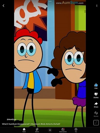 What if AumSum Disappeared? | #aumsum #kids #shorts #whatif #cartoon #children