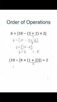 More Order of Operations ✏️ Algebra Help ➕✖️➗ Short by Cyclonic Education
