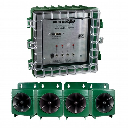 Ultrasonic Bird Repeller | Ultrason-X 4-speaker System | Bird-X
