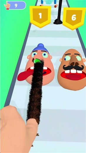 Finger Running 3D Game #shortsfeed #69 #fingerrunner3d #finger