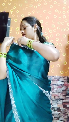 Open pallu Saree draping tutorial #sareedrapping #saree #drape #shortvideo