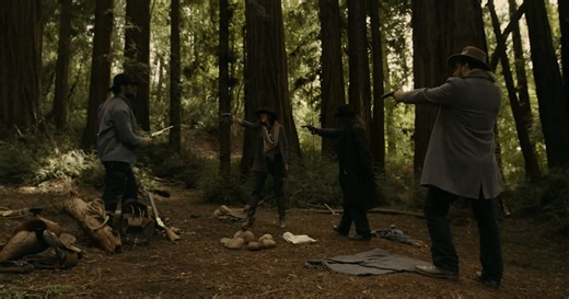 Exclusive The Outlaws Clip Shows Tense Standoff in Western Drama