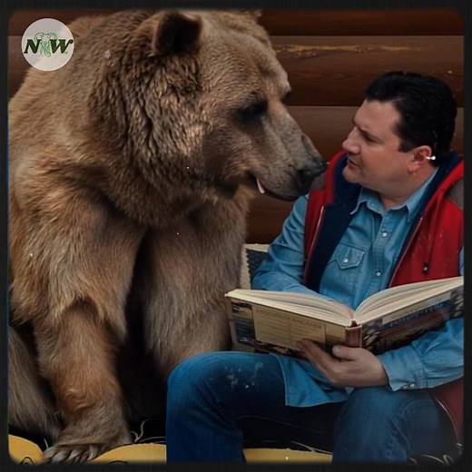 Meet stepan, the bear who shares a loving bond with his family in russia.—[Full story in 𝗰𝗼𝗺𝗺𝗲𝗻𝘁]👇 | Nature and Wildlife TV