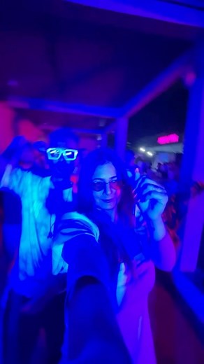 We are Prisoners of Techno Bass 🤙🏻🪩 #techno #thesoakfest #partying #saturdayvibes #sundaymoods #technoparty | Raveena Sahni