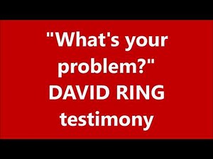David Ring, preaching with Cerebral Palsy, testimony message, "What's your problem?"