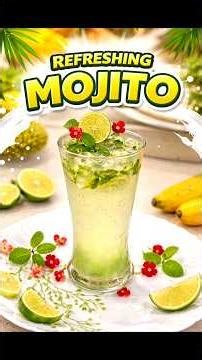 🍹 Virgin Mojito Recipe in 1 Minute | Refreshing Summer Drink 🌿