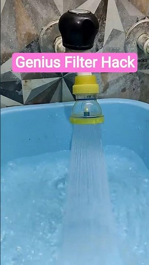 DIY Tap Filter to Remove Hard Water Scales | Simple Home Fix #diy #plumbing #tapfilter #tricks #home
