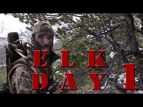 Bow Hunting Elk with recurve Self bow - Clay Hayes Day 1 on Public Land