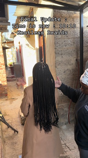 Knotless Braids Step-by-Step Tutorial (6:50–10:00)