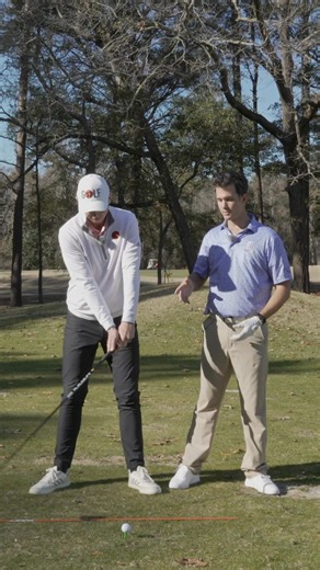 Weight falling back in your swing? Do this drill. It’s a simple fix that changes everything. Want more drills that lead to pure contact? Comment “SG” below, and I’ll send you my Become a Great Ball Striker course for free! #golf #golftips #golfswing #golfstagram #golfaddict | SagutoGolf